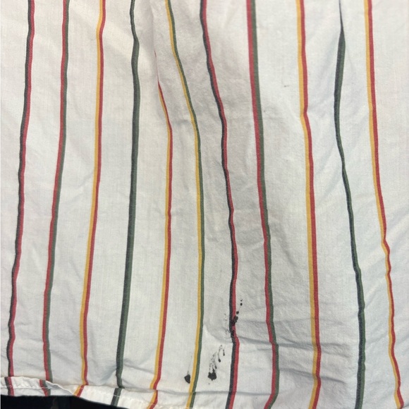 Madewell womens Central Shirt in Sadie Stripe white size small 100% cotton - Picture 11 of 12